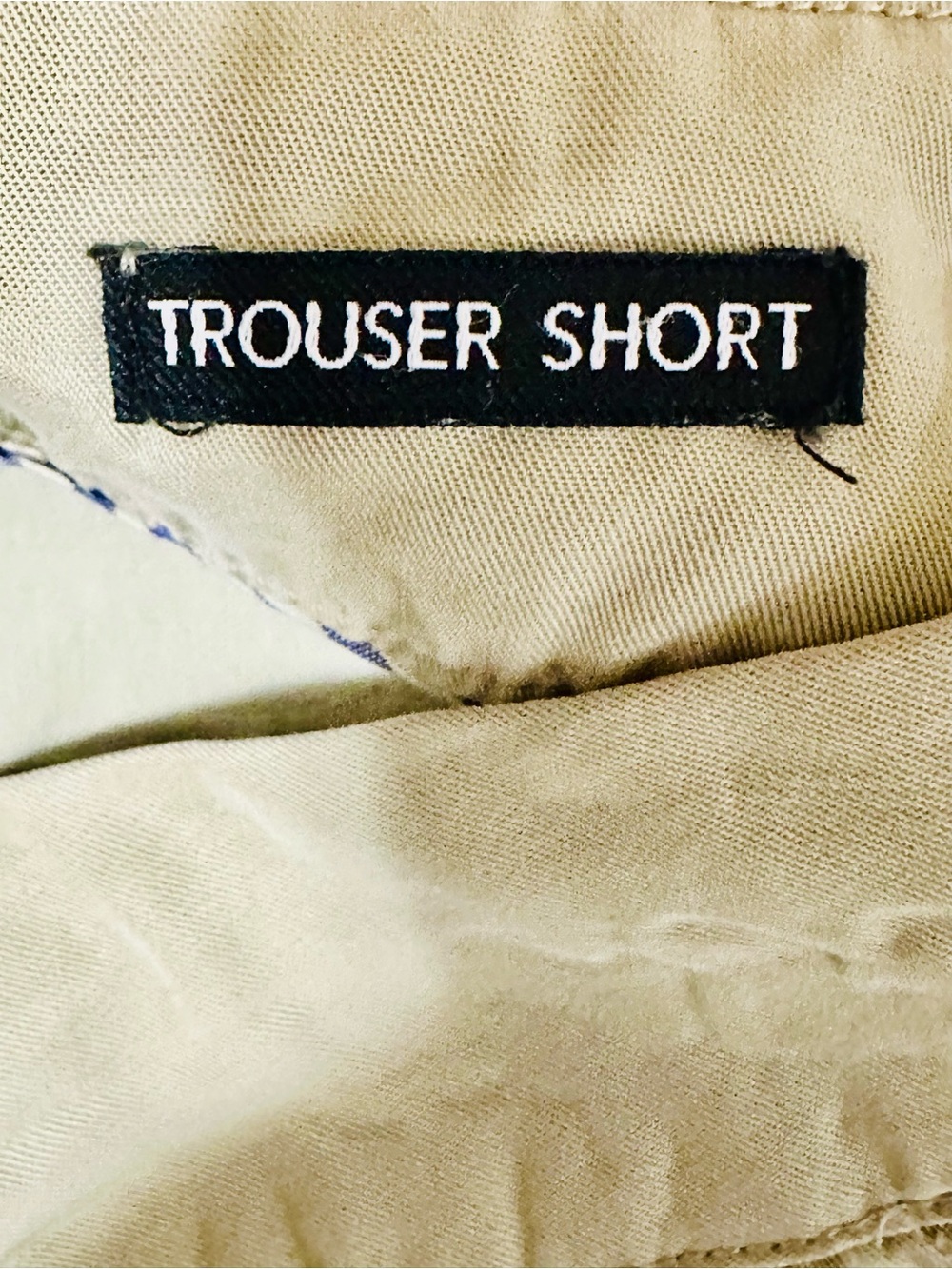 MAX Jeans Khaki Drawstring Trouser Shorts | Casual Utility Shorts | Size 4/27 - Picture 4 of 4